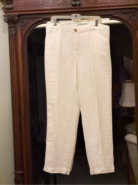 Chico's Women's Straight Leg Pants in White